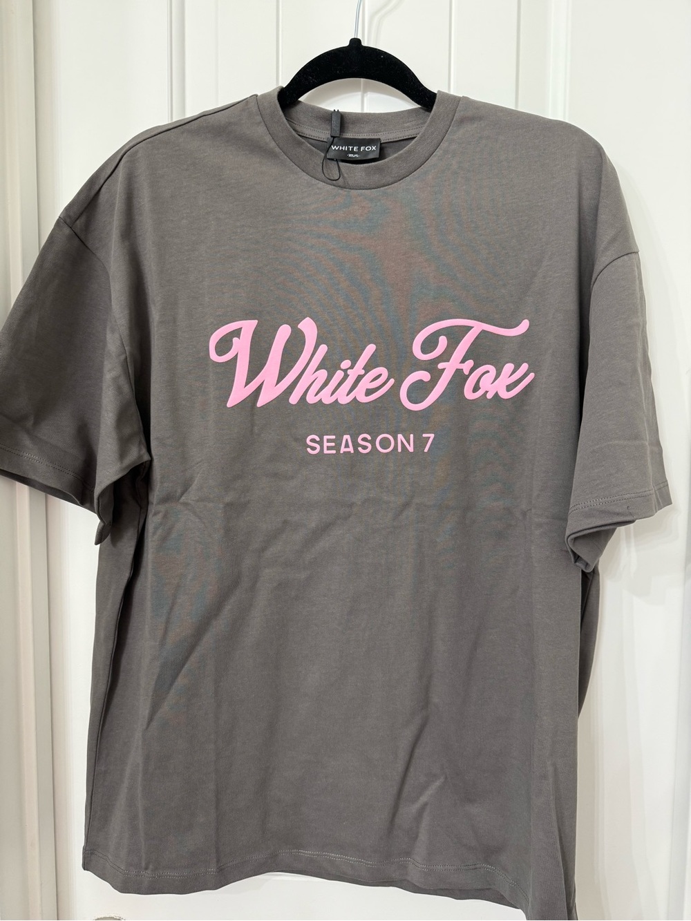 White Fox season 7 Monument oversized tee.